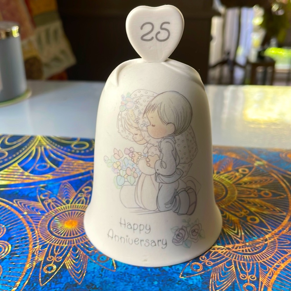 Precious Moments 25th Anniversary Bell